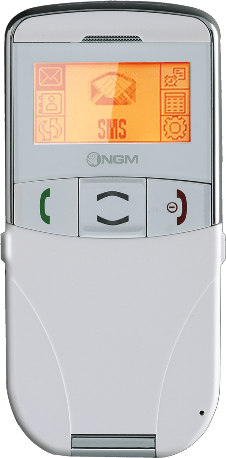 Ngm Oscarflip White Front - Mobile Phone (1000x1133), Png Download