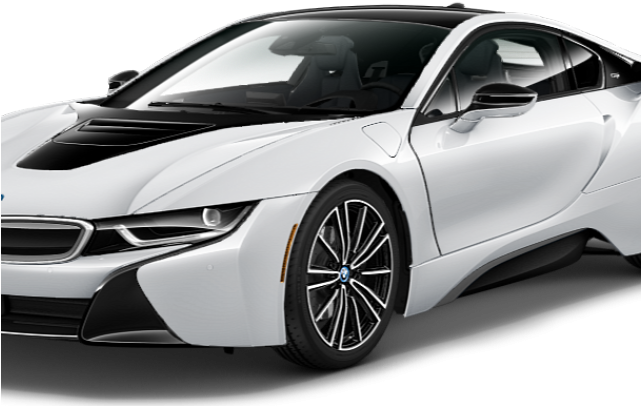 Bmw Clipart Bmw I8 - White Bmw I8 Roadster (640x480), Png Download