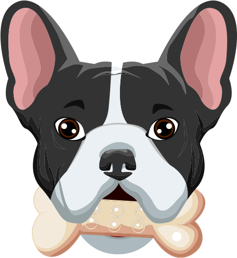 French Bulldog Messages Sticker-3 - French Bulldog Emoji (618x618), Png Download