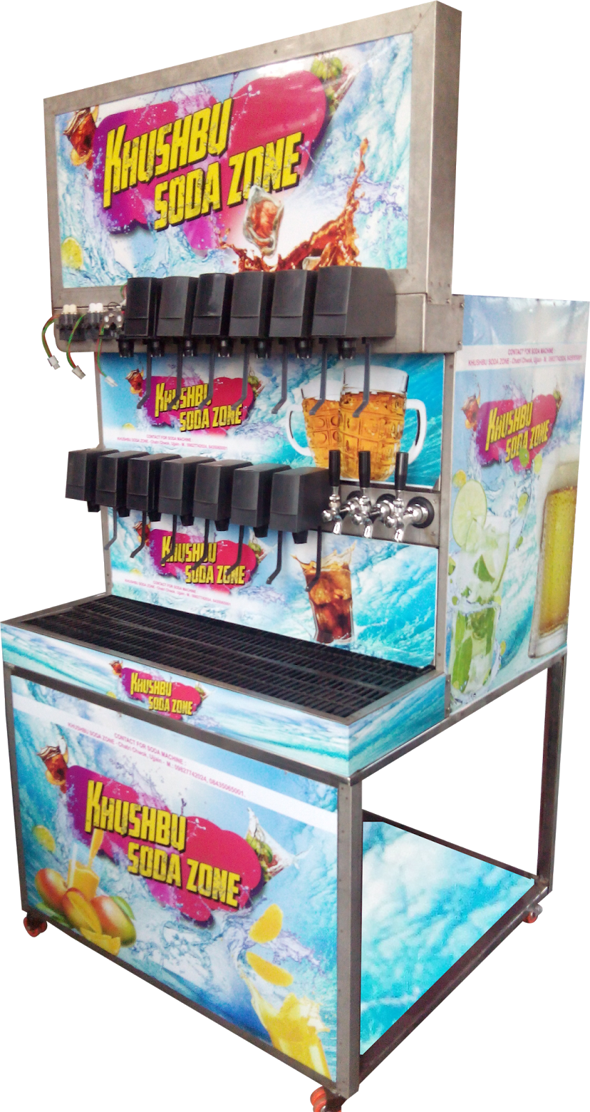 Fountain Soda Machine 17 3 Double Decker By Everest - Snack (850x1600), Png Download