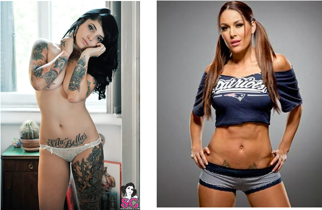 Brie Bella Tattoo - Brie Bella High School Boyfriend (750x420), Png Download