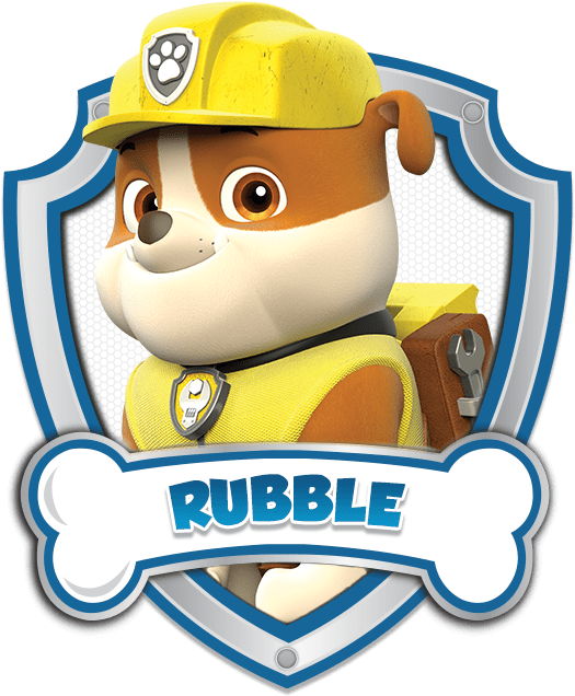 Rubble Paw Patrol Logo 5 By Carolyn - Cap N Turbot Paw Patrol (688x768), Png Download