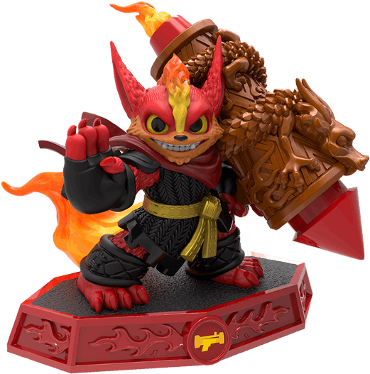 Skylanders Imaginators Master Flare Wolf (600x600), Png Download