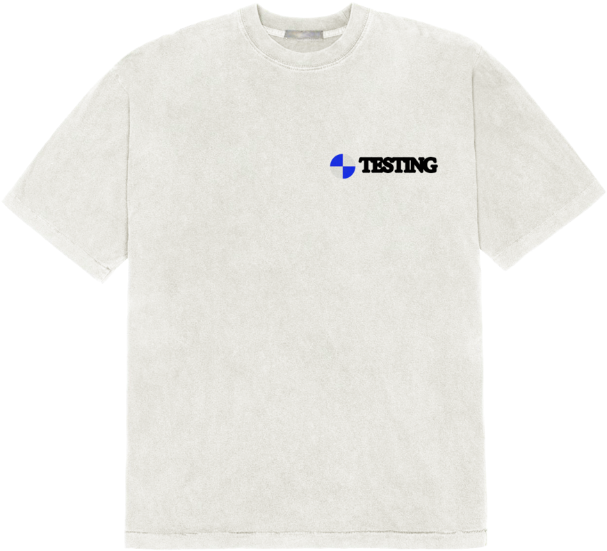 Testing White Tee Front - Palace Sans Ferg Tee White (1000x1000), Png Download