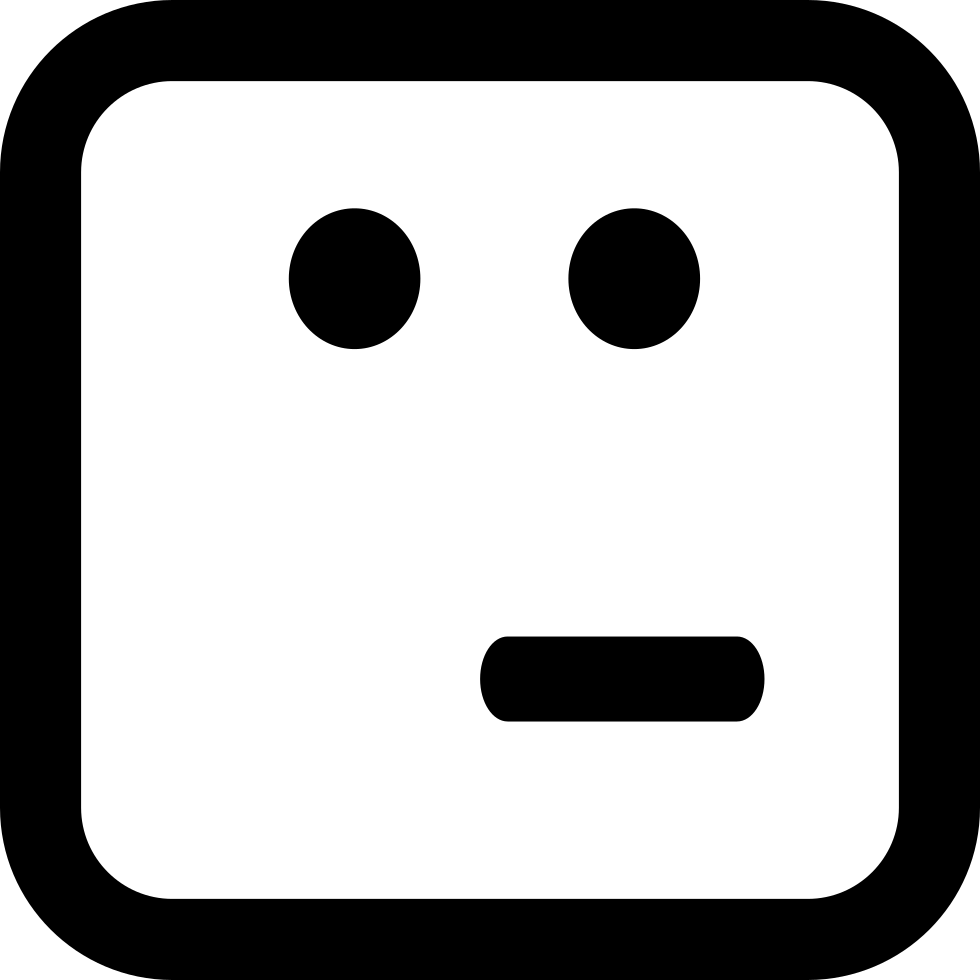 Emoticon Face Of Doubt Comments - Icon 3 Png (980x980), Png Download