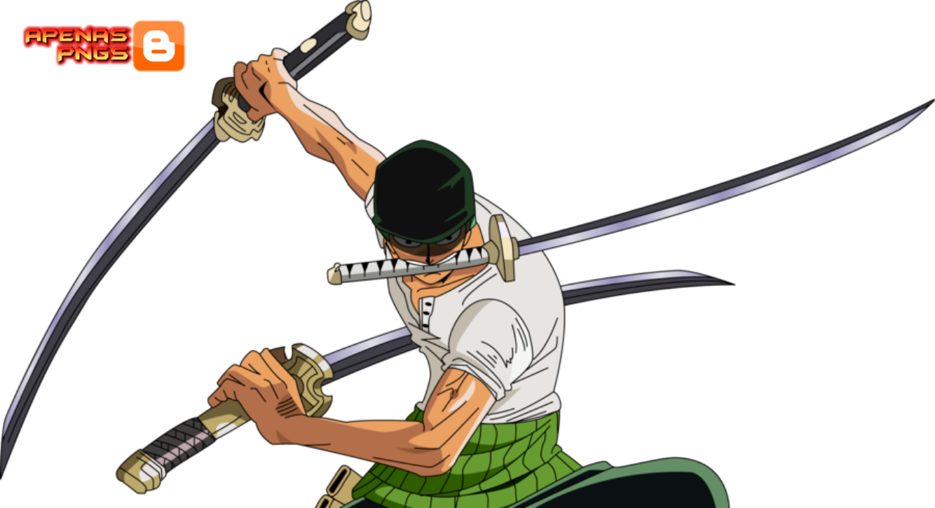 Apenas Png Roronoa Zor - Zoro One Piece Transparent (1334x725), Png Download