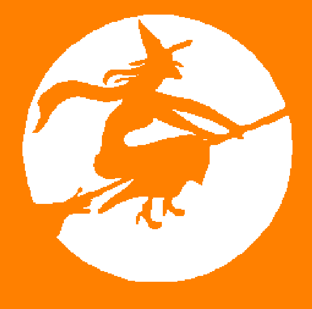 Witch Jack O Lantern Template - Evantubehd (640x635), Png Download