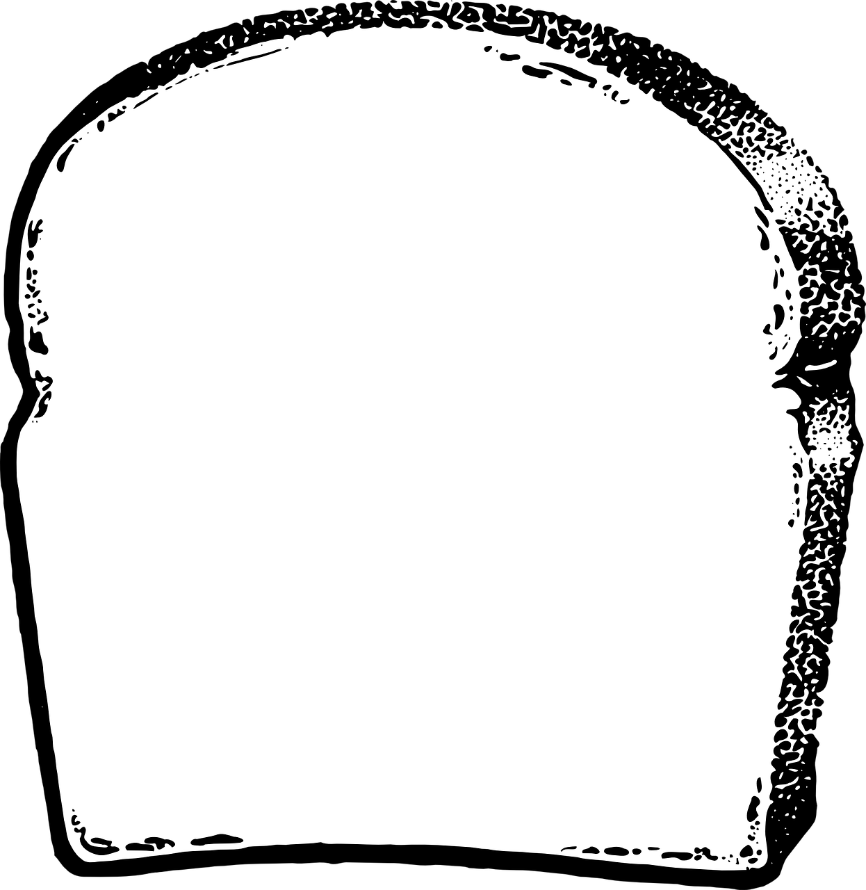 Of Free Vector Graphic On Pixabay - Bread Frame Png (623x640), Png Download