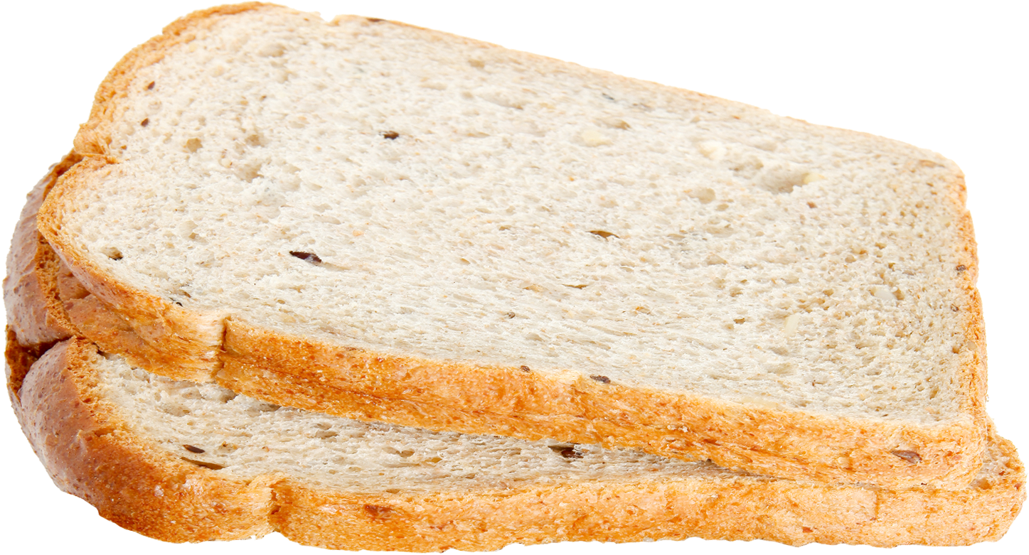 Picture Black And White Library Rye Graham Banana Breakfast - Sliced Bread (1619x907), Png Download