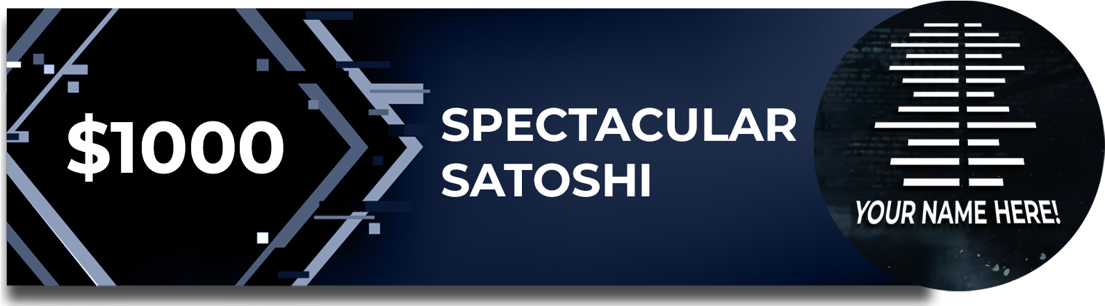 Honor Satoshi And Receive A Special Thank You In Crypto's - Graphic Design (1600x475), Png Download