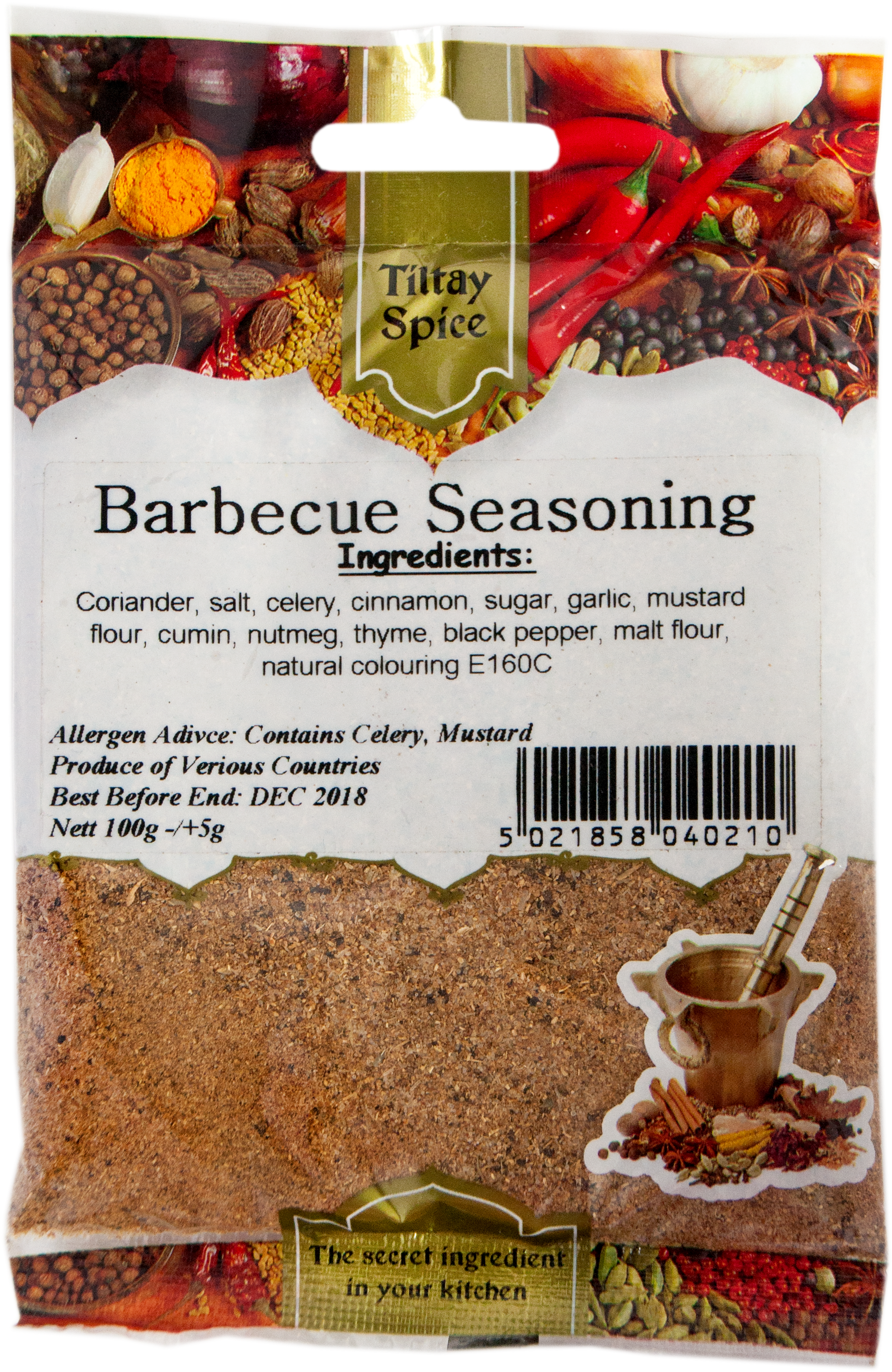 Tiltay Spices Barbecue Seasoning - Superfood (2500x3161), Png Download