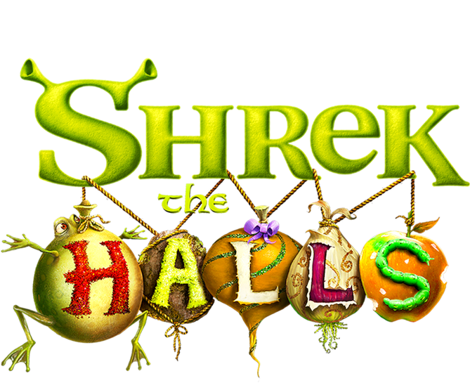 Dreamworks Shrek The Halls - Shrek (1280x544), Png Download