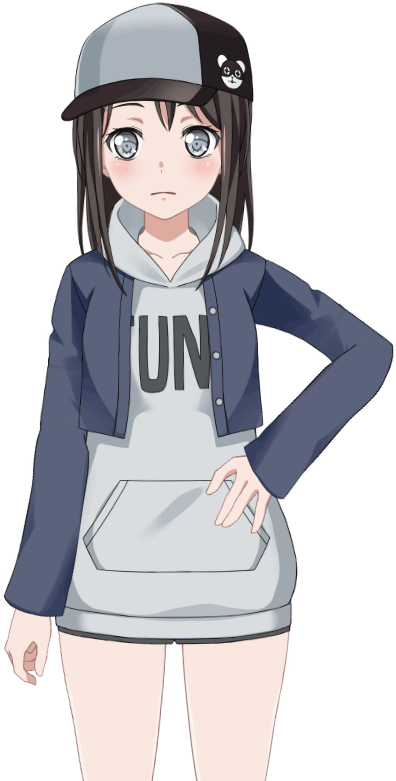 Okusawa Misaki - Cartoon (680x940), Png Download