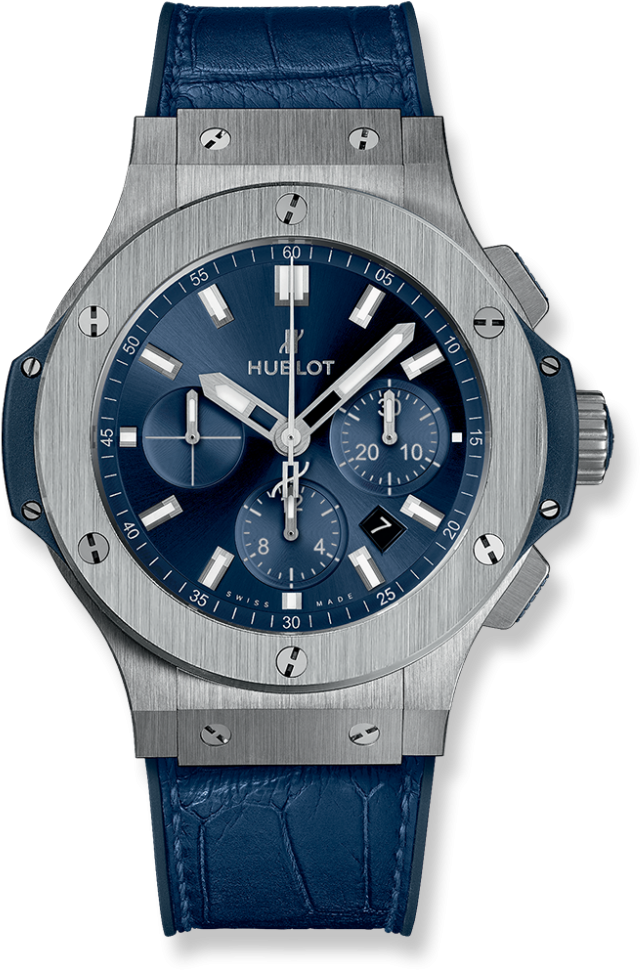 Big Bang Steel Blue - Hublot Big Bang Steel Blue (1000x1000), Png Download