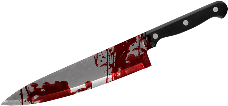 Clipart Knife With Blood Png (799x480), Png Download