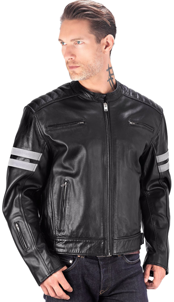 Motorcycle Leather Jacket Transparent Background Png - Leather Jacket (1024x1024), Png Download