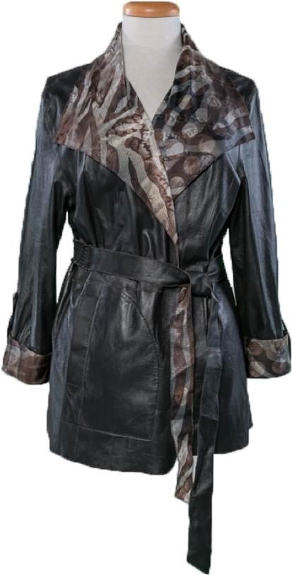 Categories - Leather Jacket (447x821), Png Download