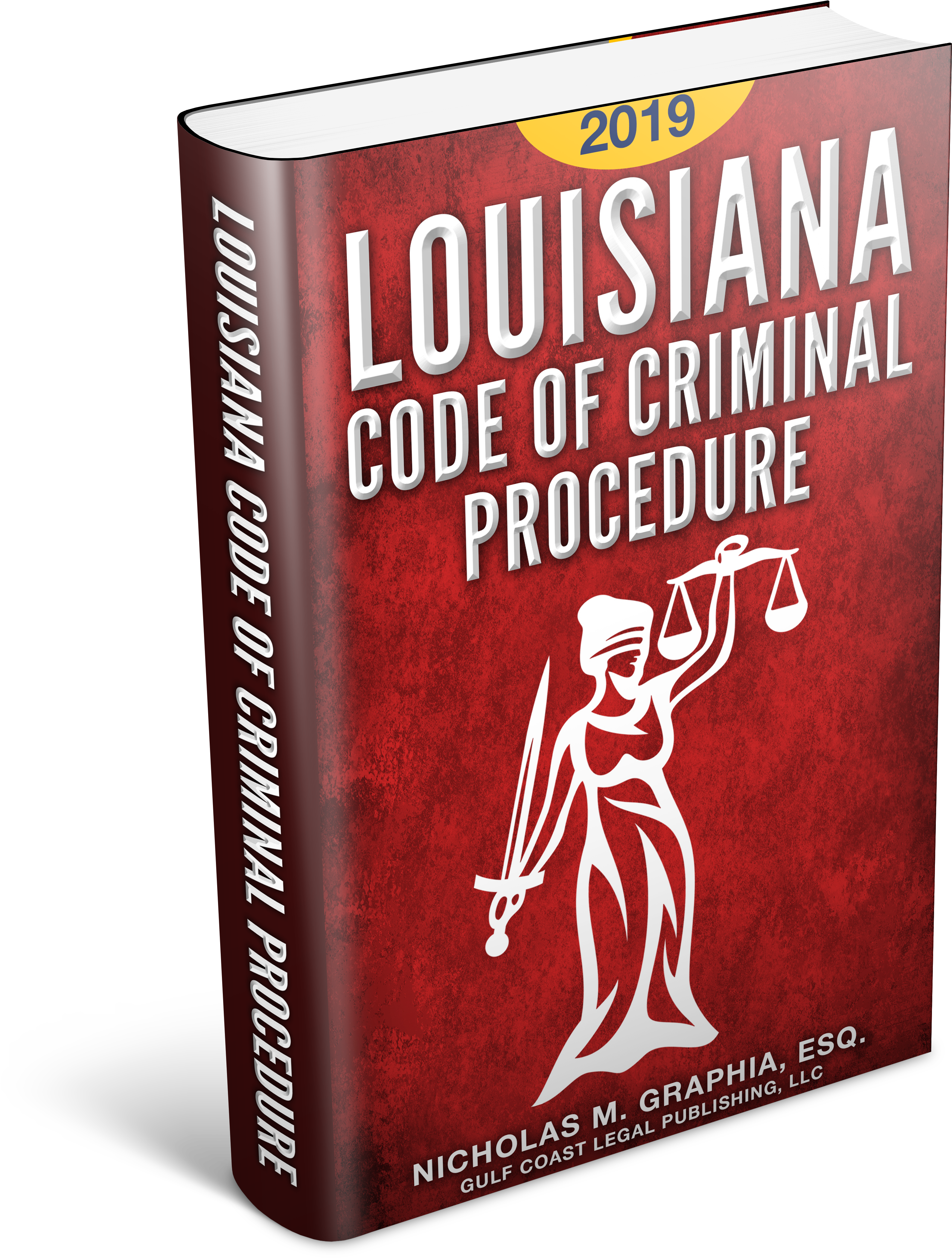 Major Changed Ts The Louisiana Code Of Criminal Procedure - Book Cover (4370x5551), Png Download