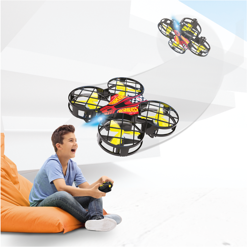 Hot Wheels Drx Nano Racing Drone Lifestyle - Sitting (1500x844), Png Download