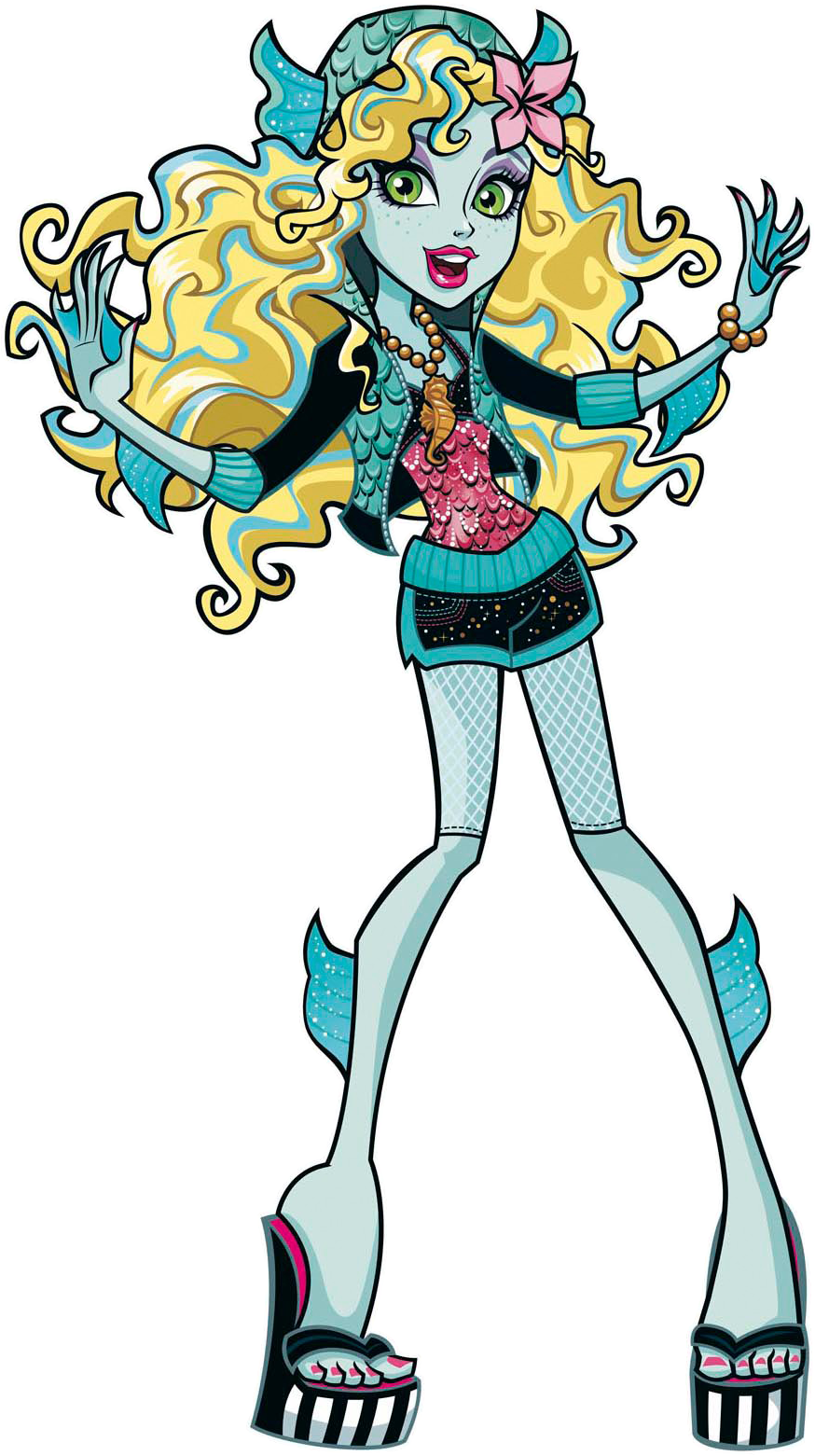 Go To Image - Lagoona Blue Monster High Characters (874x1561), Png Download