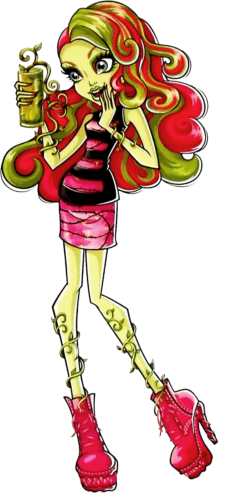 By Airi Ever After Obsession Plant Birthday - Monster High Artwork (812x1750), Png Download