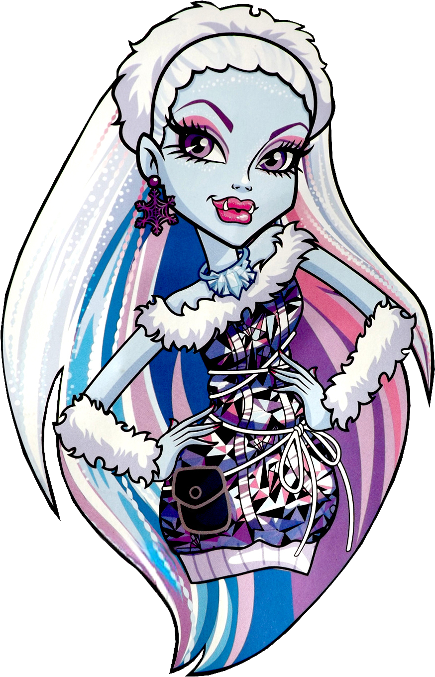 Monster High Shiver With Monster High Abbey Bominable - Abbey Bominable (1114x1417), Png Download