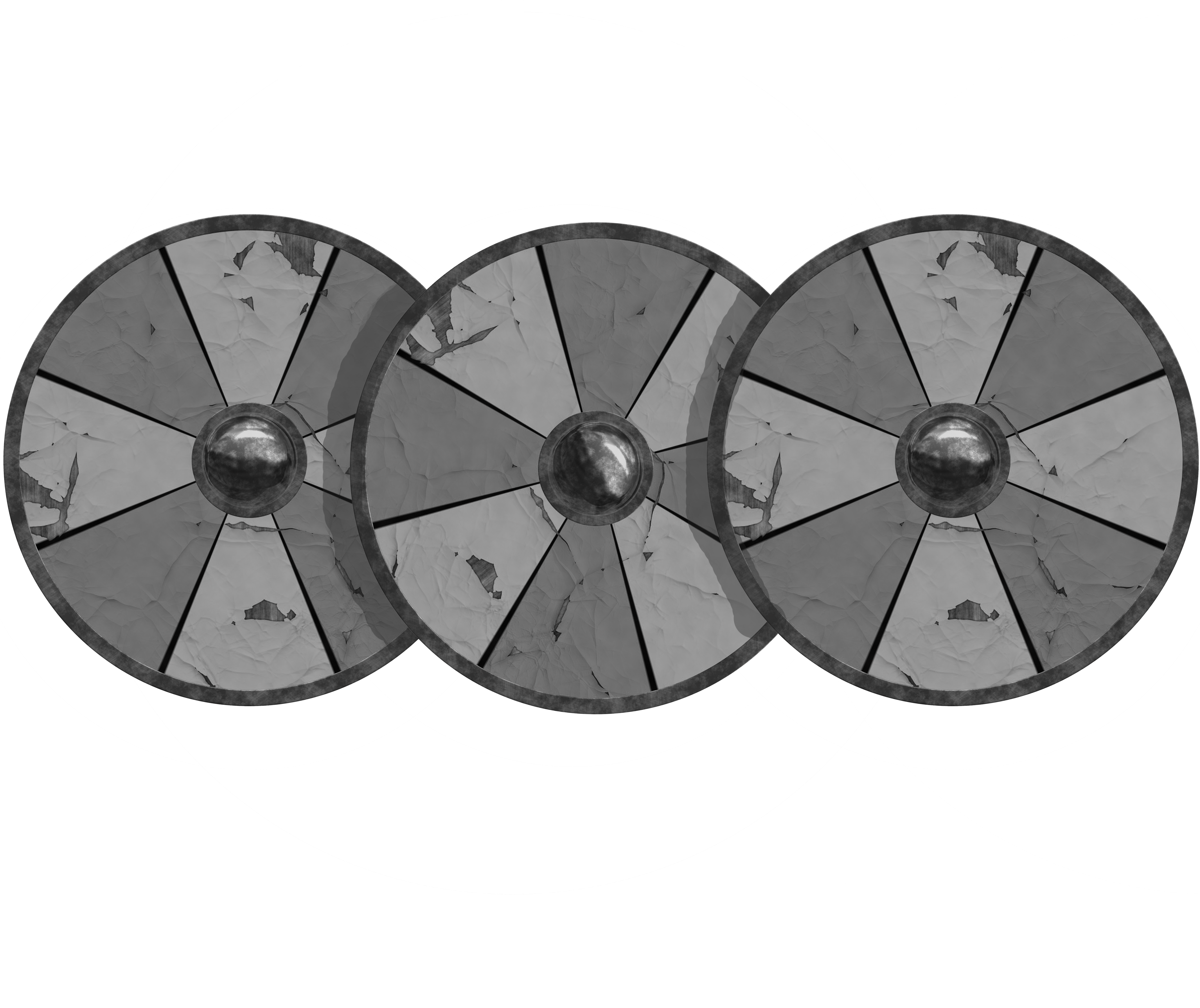Warlordapparel - Viking Shield (4500x5400), Png Download