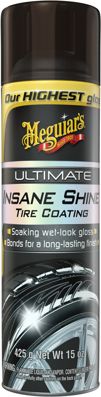 Meguiar's ® Ultimate Insane Shine™ Tire Coating Soaking - Meguiars (1500x1500), Png Download