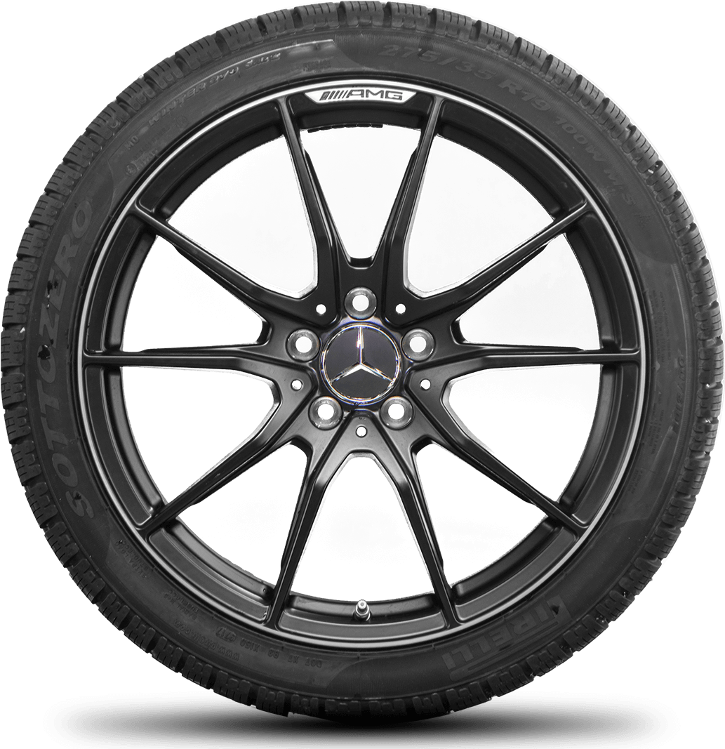 19 20 Zoll Felgen Amg Gtr Gt R Mercedes Alufelgen Winterreifen - Falken Fk510 255 35 18 (1100x1100), Png Download