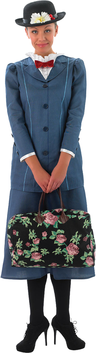 Mary Poppins - Teacher World Book Day Costumes (800x1268), Png Download