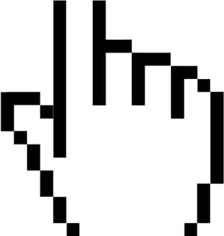 Vaporwave Clipart Windows 98 - Windows 10 Hand Cursor Png (640x480), Png Download