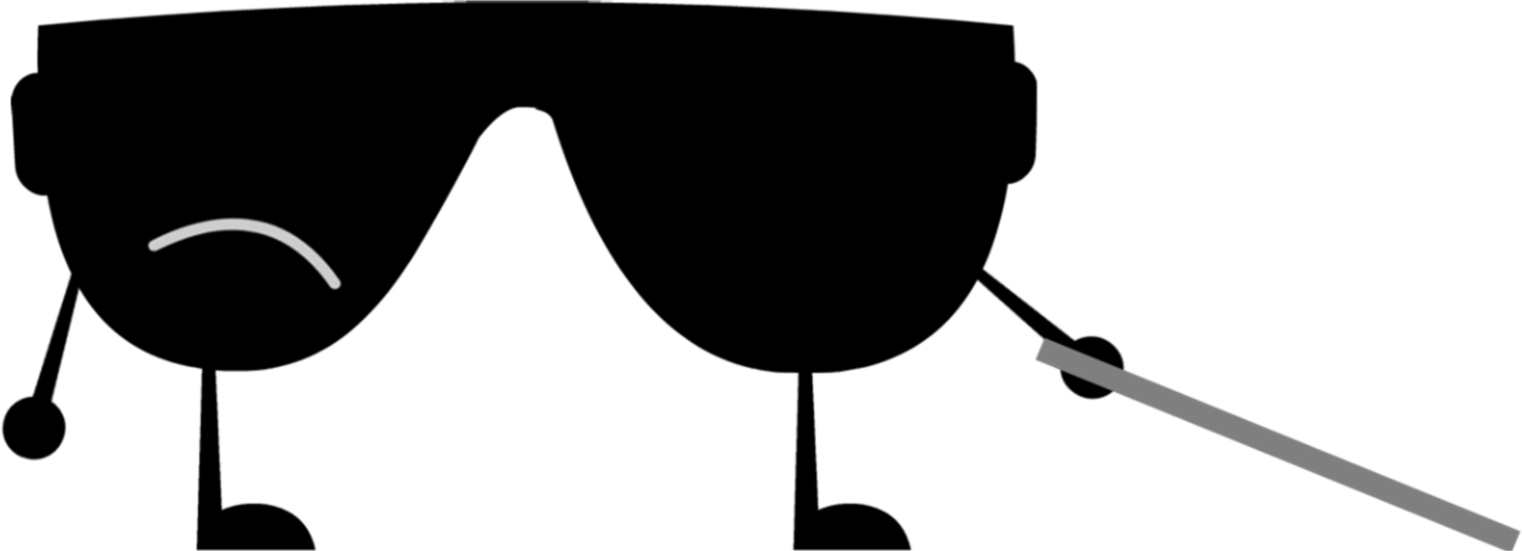 Blindfold Png - Object Redundancy Blindfold (3171x1127), Png Download