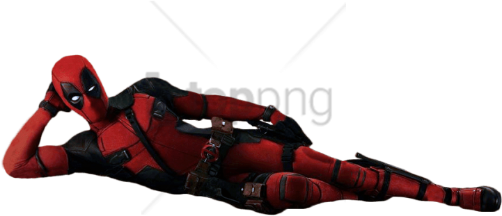 Free Png Download Ryan Reynold Deadpool Marvel Png - Transparent Background Deadpool Png (850x425), Png Download