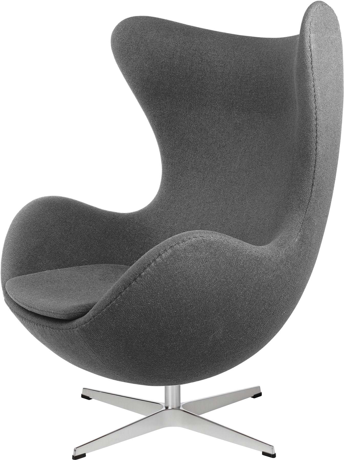 Arne Jacobsen - Fritz Hansen Egg Chair Hallingdal (1600x1840), Png Download