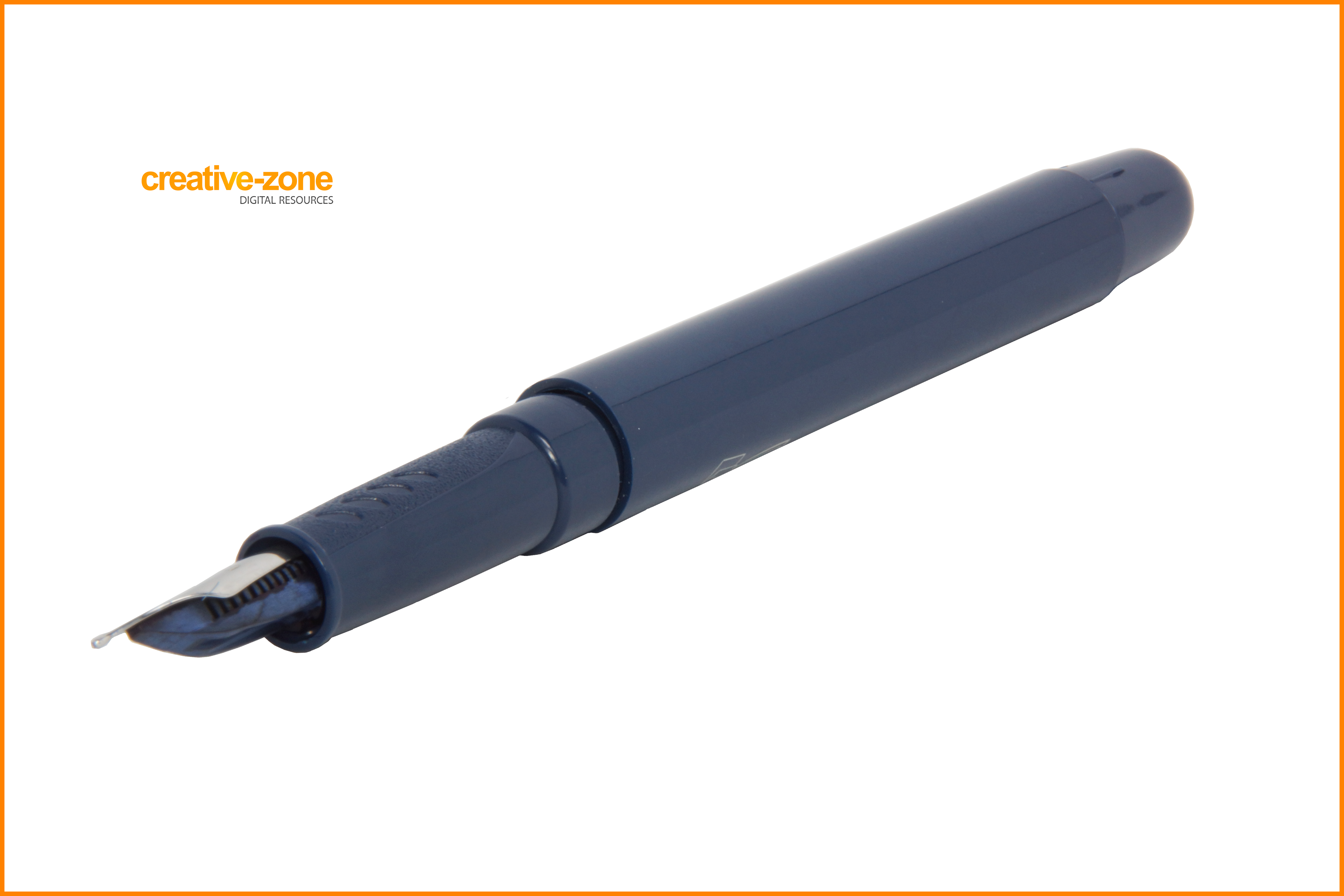 Ink Pen, Fountain Pen, Blue, Transparent - Writing (6030x4020), Png Download