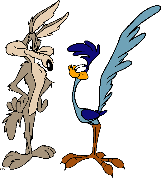 Runner020 - Looney Tunes Roadrunner Clipart (564x601), Png Download