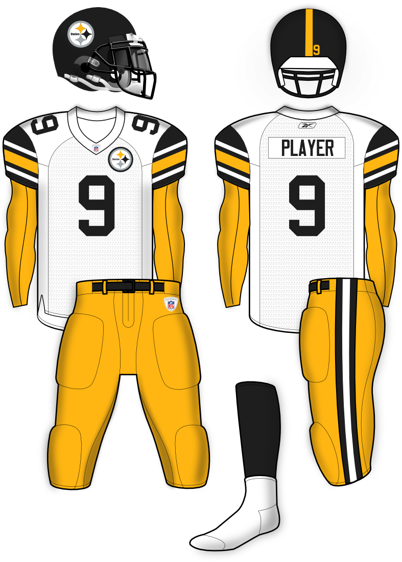 I Kept The Logo On The Front Of The Jersey, And The - Pittsburgh Steelers Uniforms (787x1099), Png Download