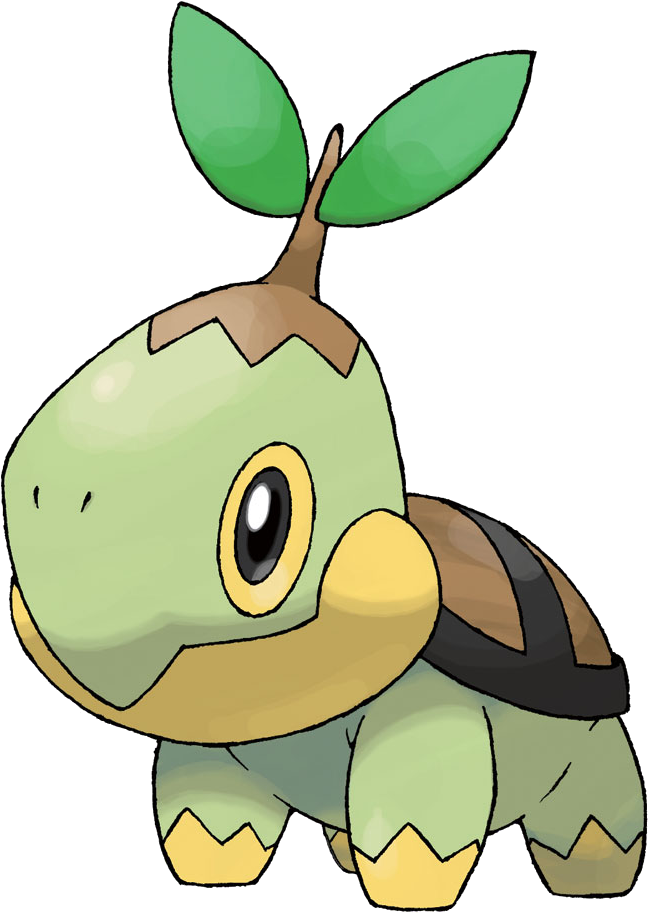 Tired Clipart Tortoise - Pokemon Grass Type (672x930), Png Download