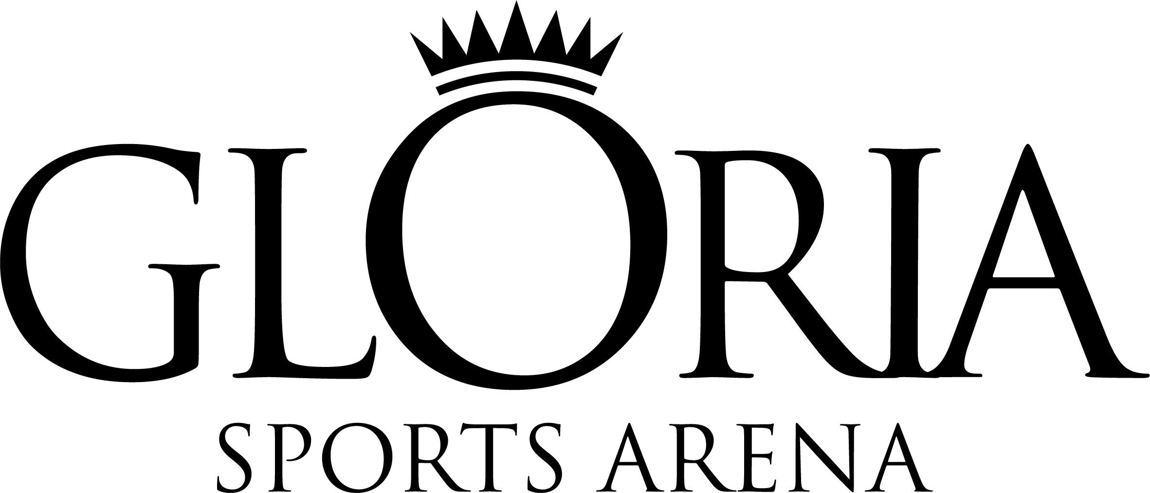 Gloria Sports Arena Logo (2363x1013), Png Download