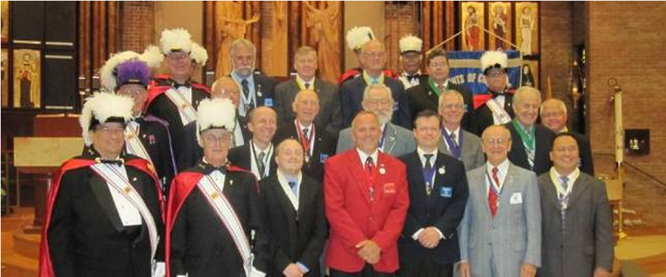 Knights Of Columbus Council - Ceremony (1200x400), Png Download