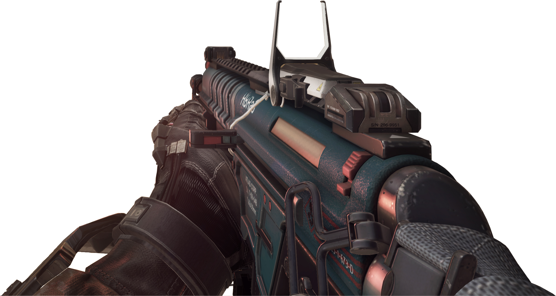 Image Hbra Red Dot Sight The Call Of Duty Wiki Png - Assault Rifle (2203x1174), Png Download