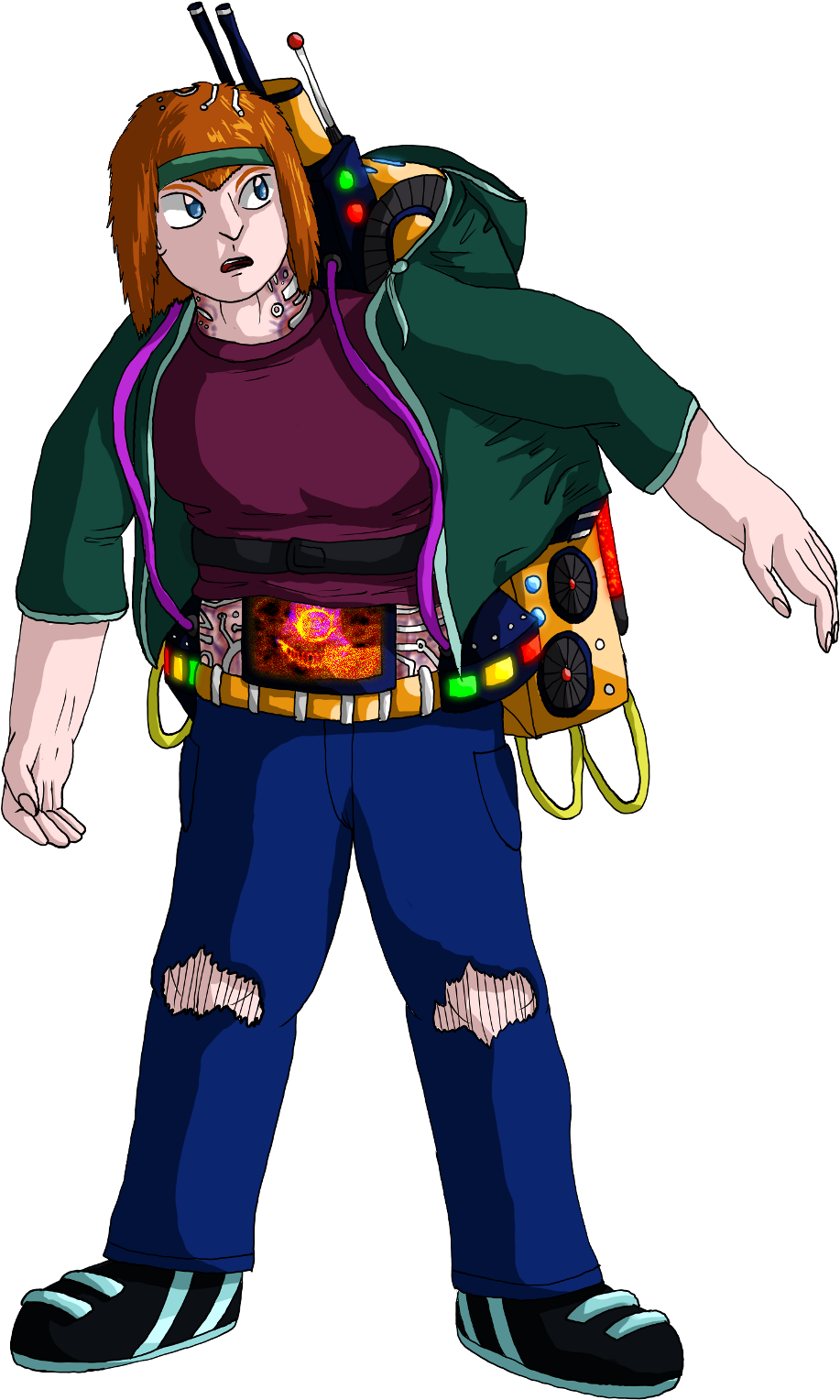 There Is A Heroic Heart Buried Deep Within Ursula - Cartoon (1000x1563), Png Download