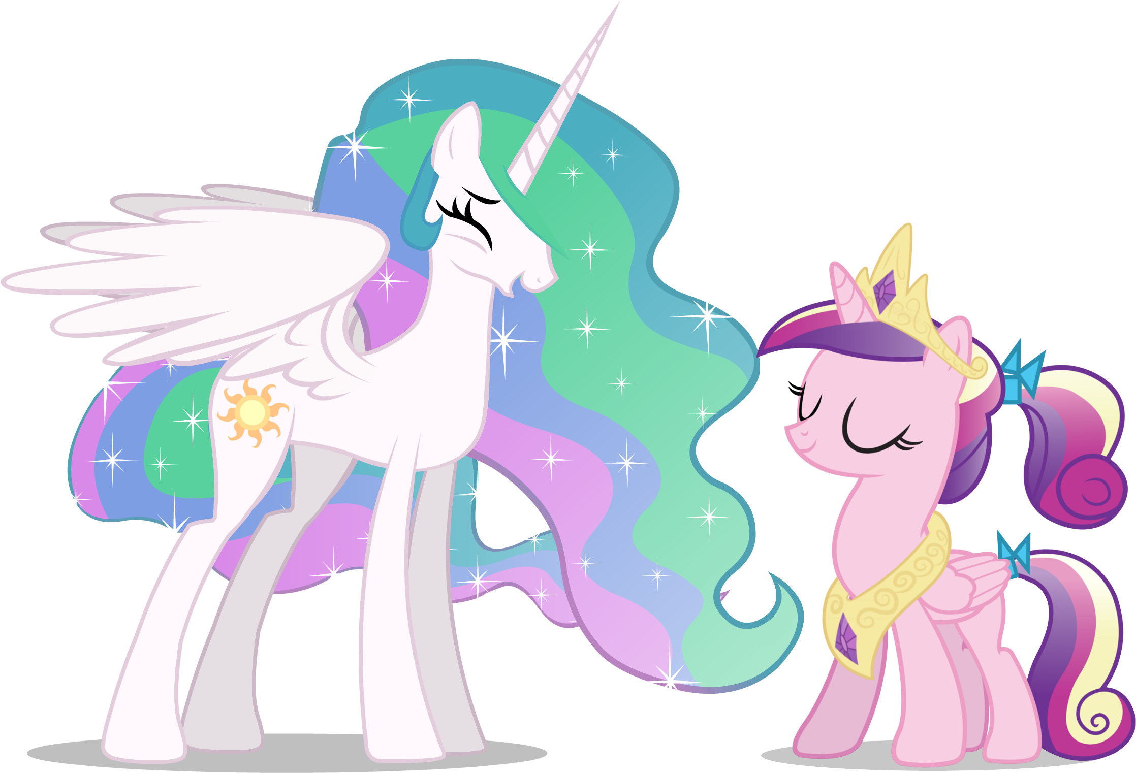 Accessory Less Edit Swap Alicorn Artist - Twilight Sparkle Princess Celestia (2248x1523), Png Download