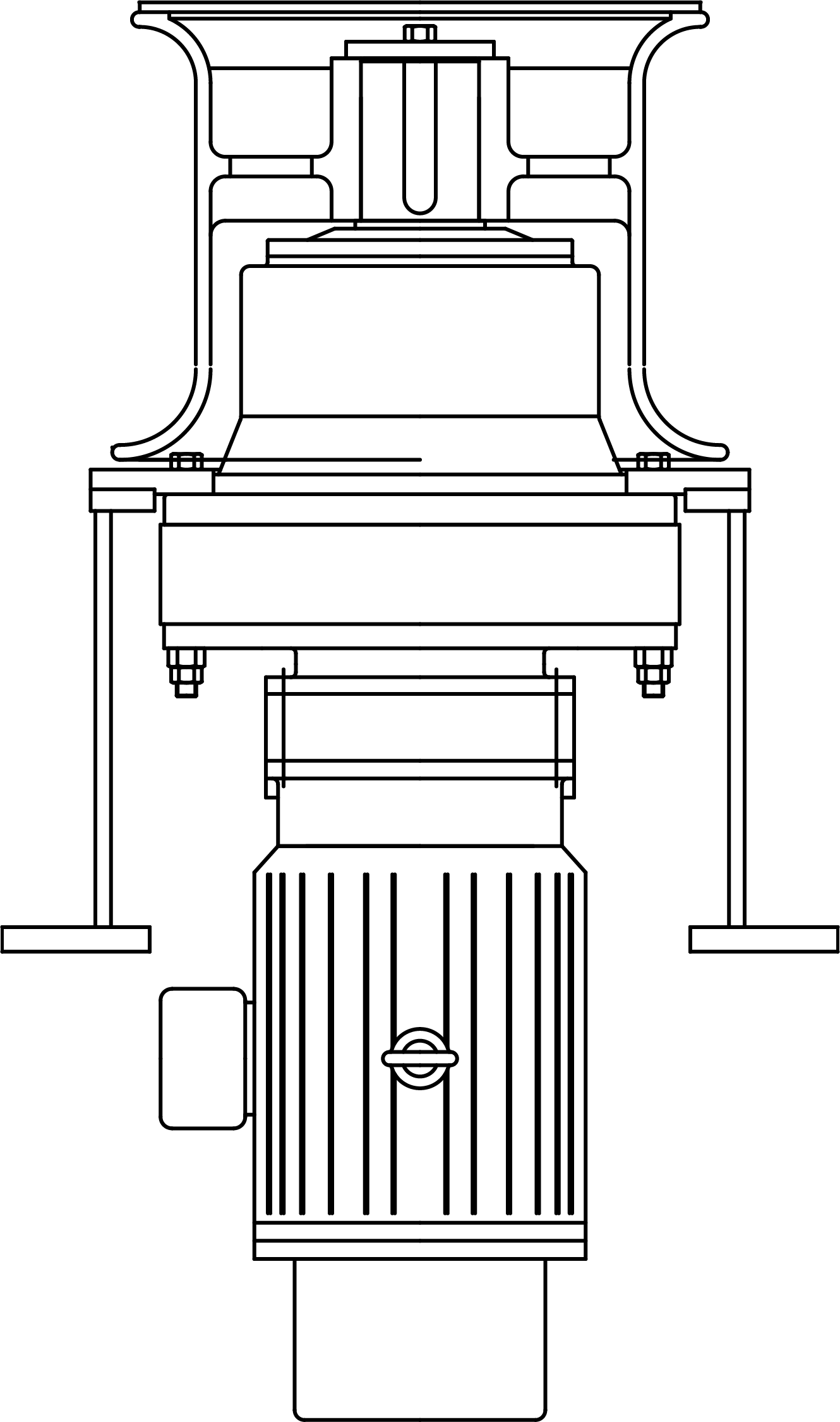 Whether Your Needs Require A Thru-deck, Above Deck, - Line Art (1330x2250), Png Download