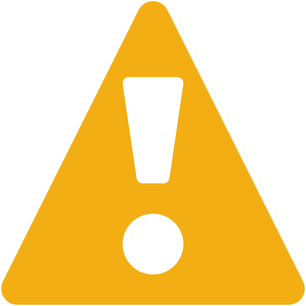 Warning Icon Png (600x600), Png Download