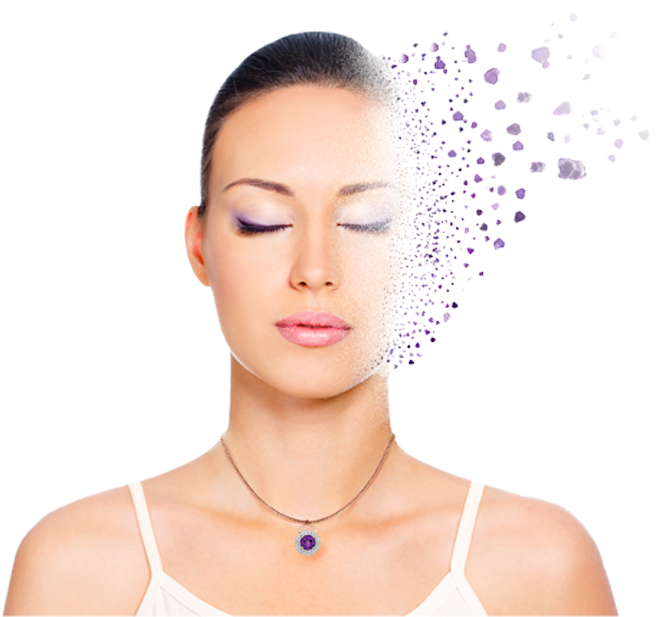 Seance Peeling Avant Apres (662x617), Png Download