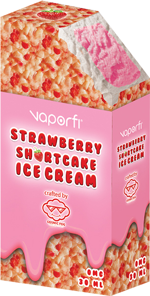 Strawberry Shortcake Ice Cream Crafted By Cosmic Fog - Electronic Cigarette (700x700), Png Download