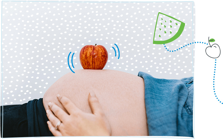The Right Nutrition During Pregnancy Can Help Manage - Apple (740x475), Png Download