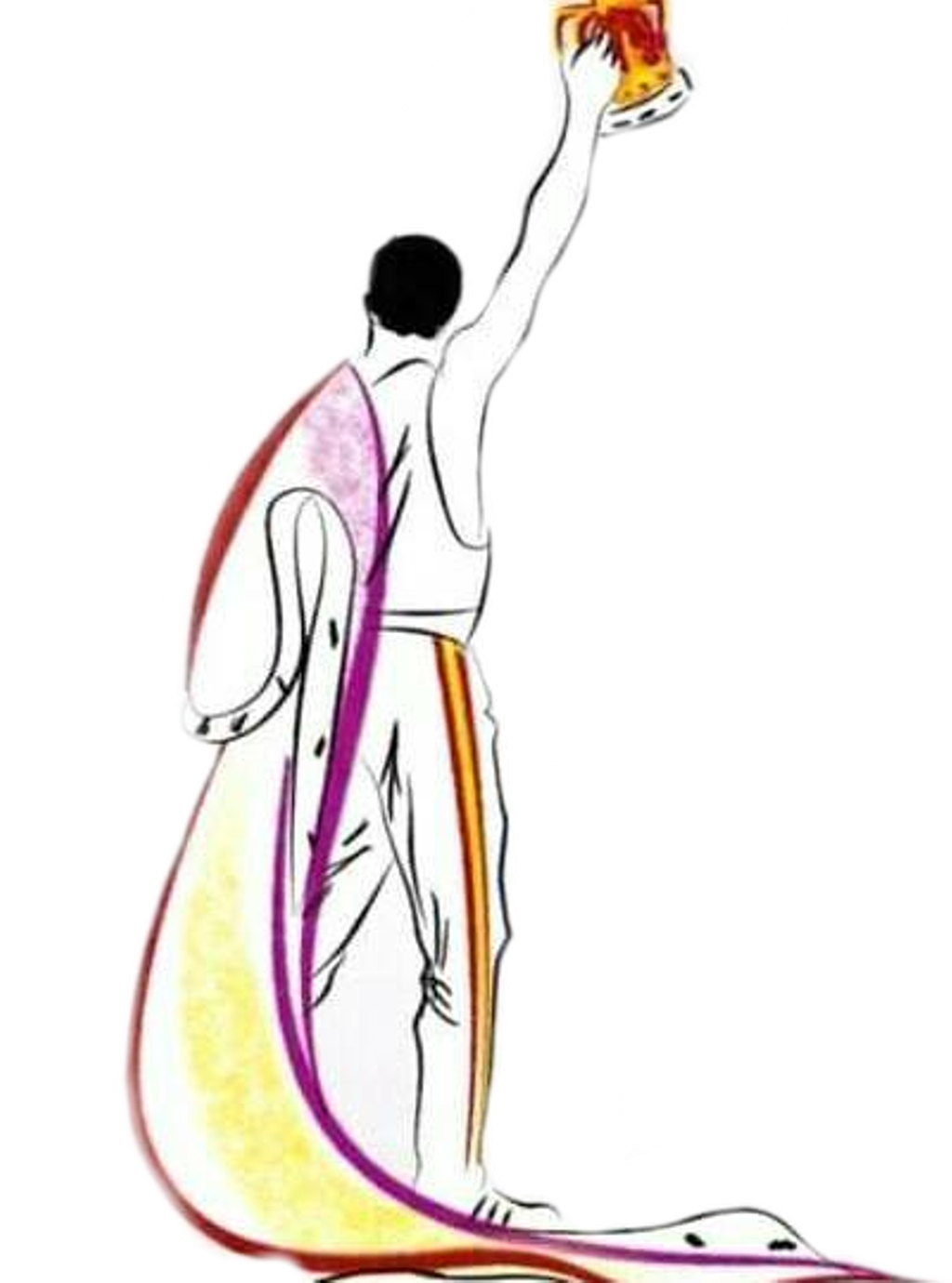 #freddie Mercury - Illustration (1024x1380), Png Download