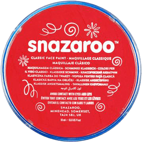 Snazaroo Red Face Paint - Circle (800x1268), Png Download